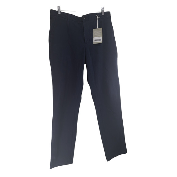 Everlane Performance Chino Uniform Men's Navy Flat Front Pants size 31x30 Tapper - Picture 1 of 8